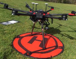 Drone in field